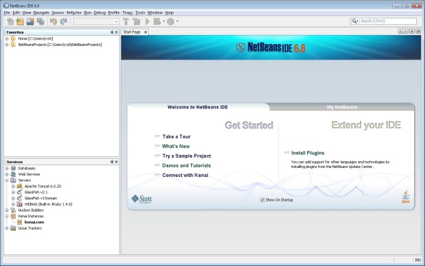 NetBeans screenshot